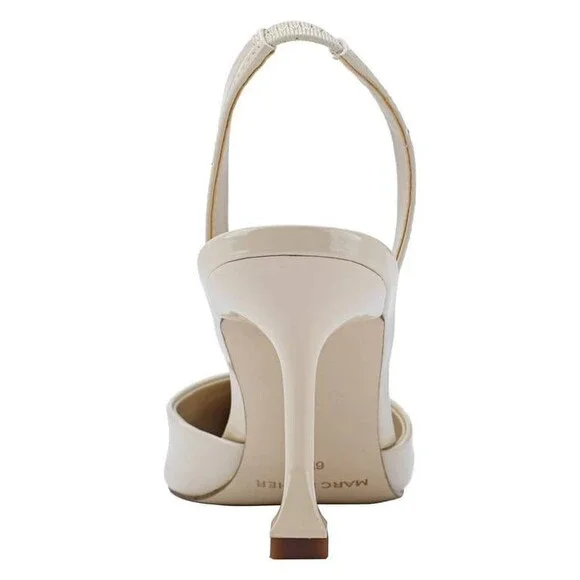 Marc Fisher Hadya Women’s Slingback Pump Ivory 9.5M Faux Leather $88.99 NWB - Picture 5 of 11